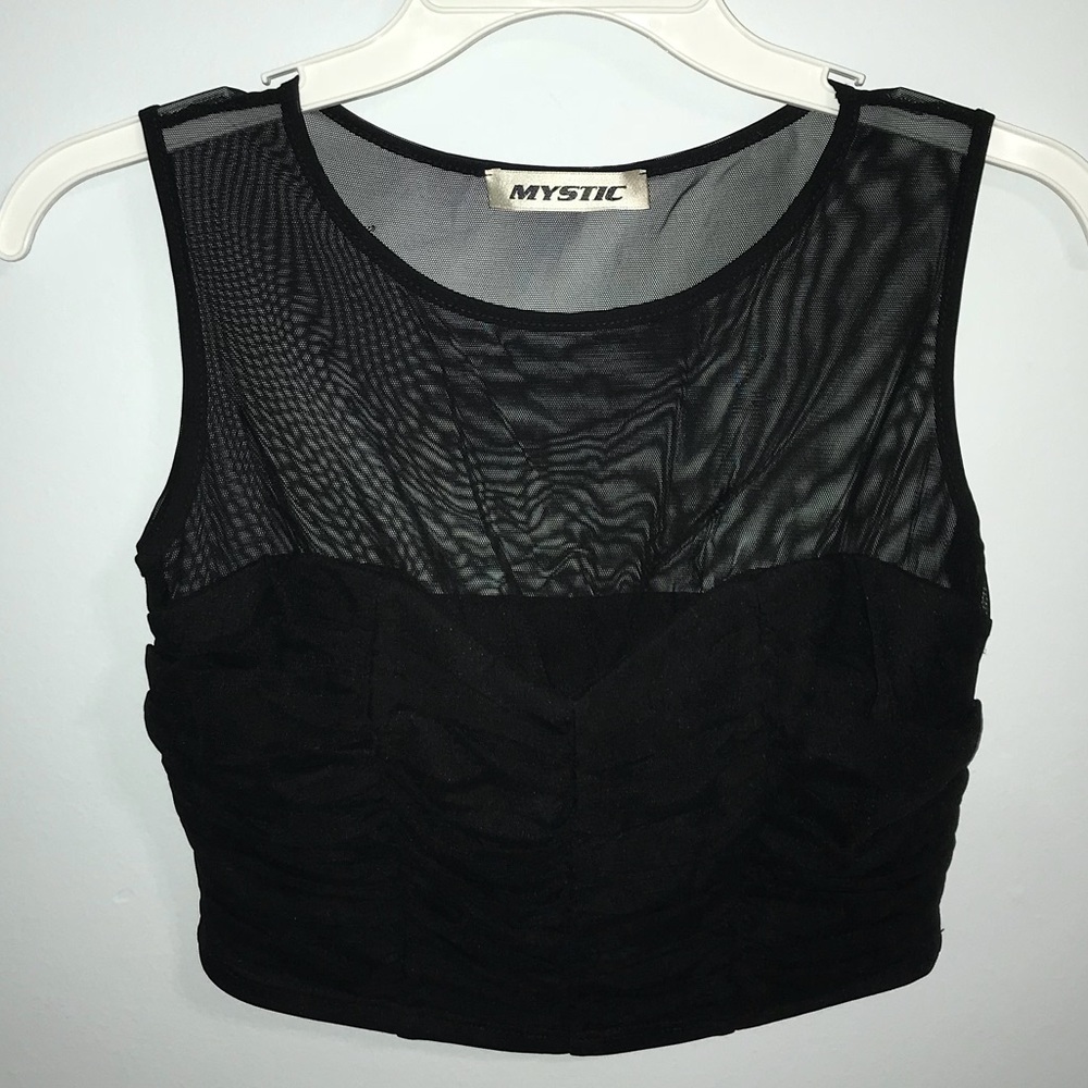 Black Crop Top